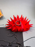 Goth Spiked Heart Ring Display & Jewelry Dish
