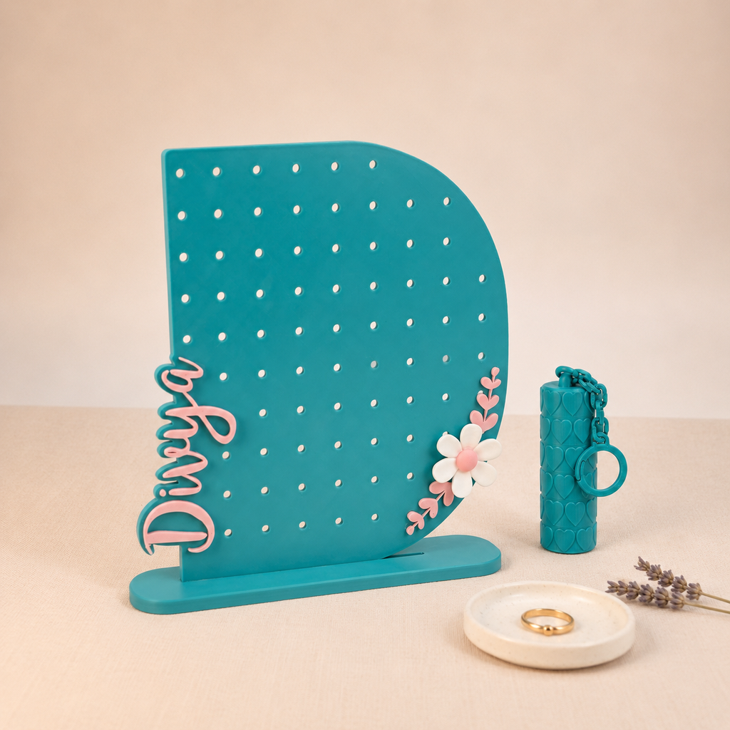 Personalized Earring Holder