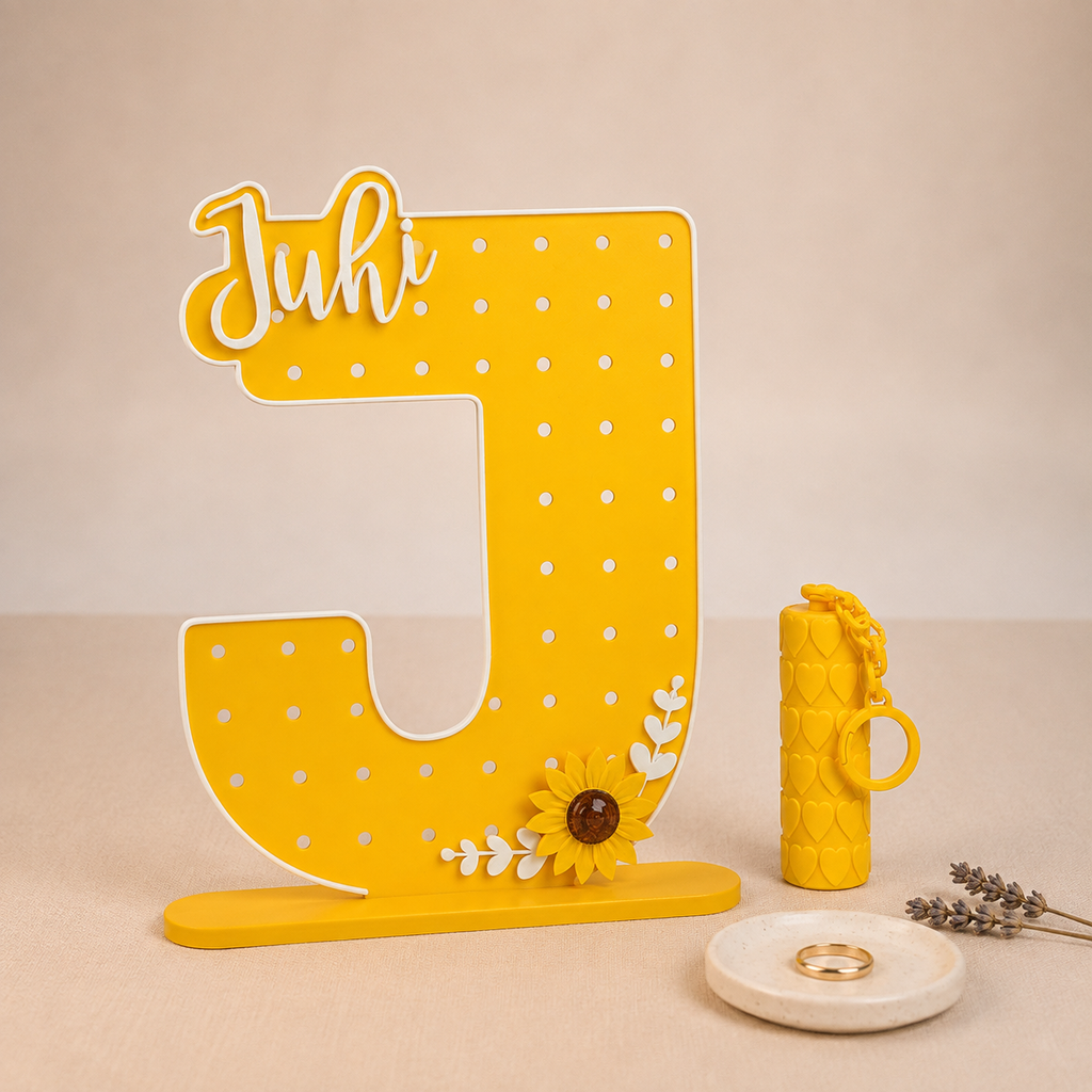 Personalized Earring Holder