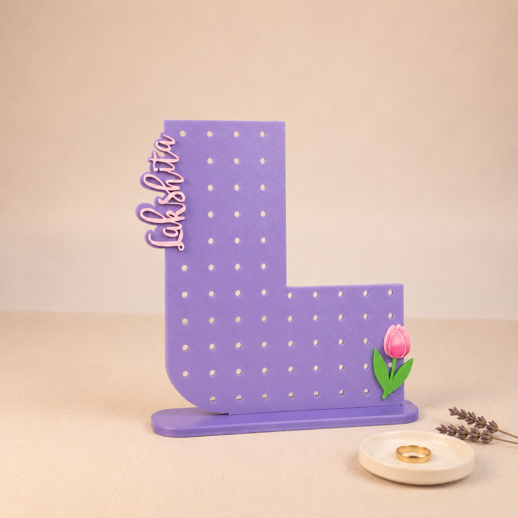 Personalized Earring Holder