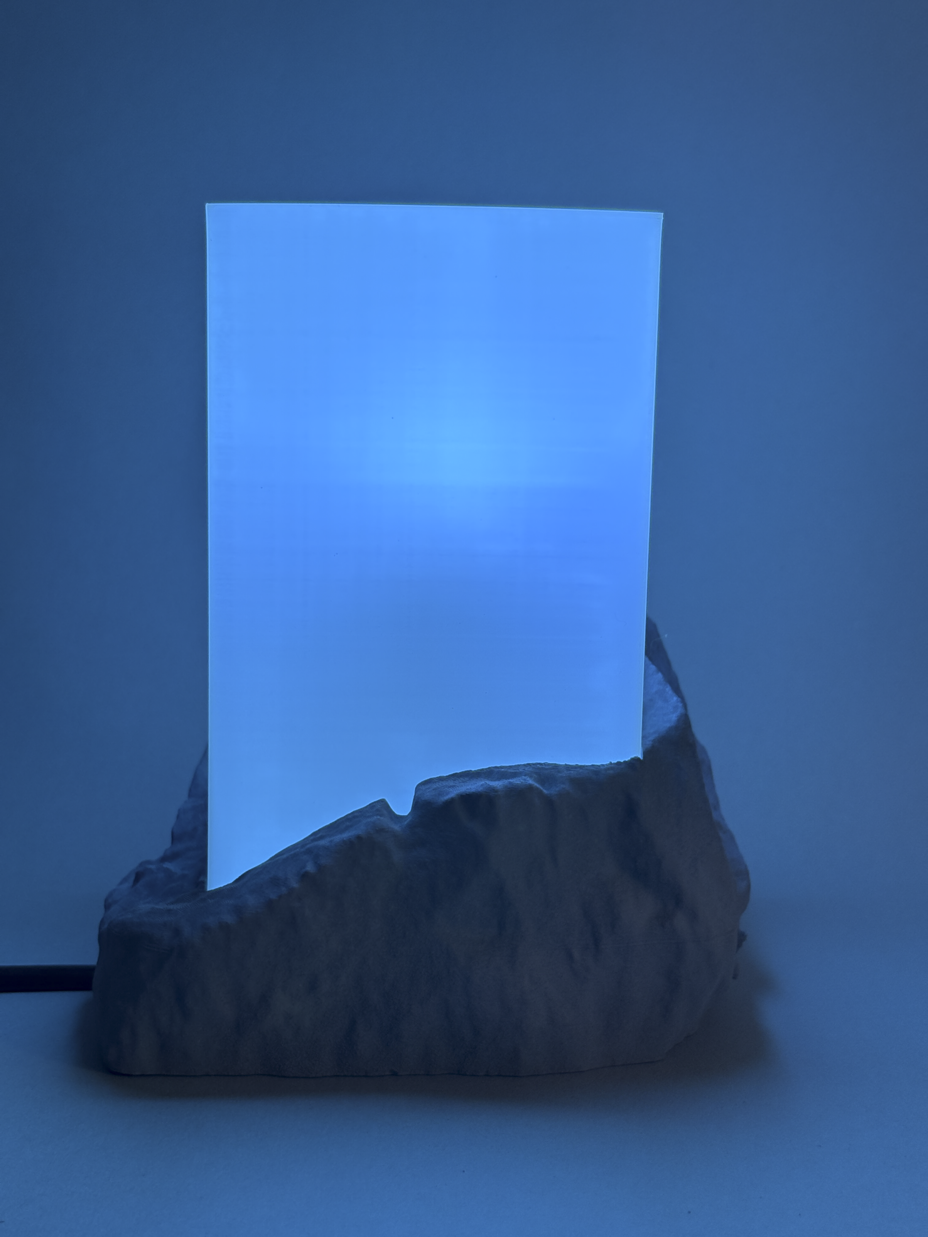 Stone Desk Lamp