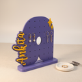 Custom Letter Earring Display with Personalized Name